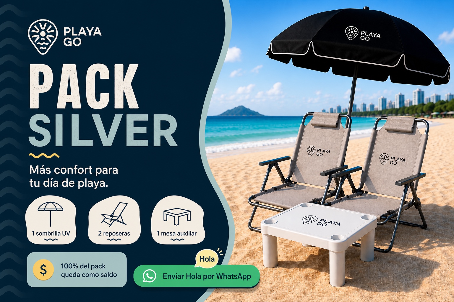 Nueva placa del Pack Silver de PlayaGo